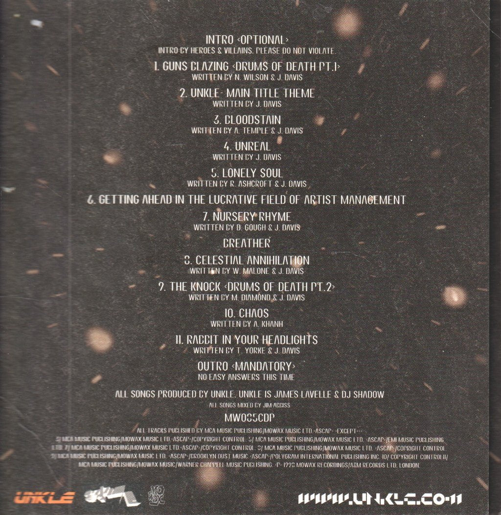 Unkle - Psyence Fiction - Cd