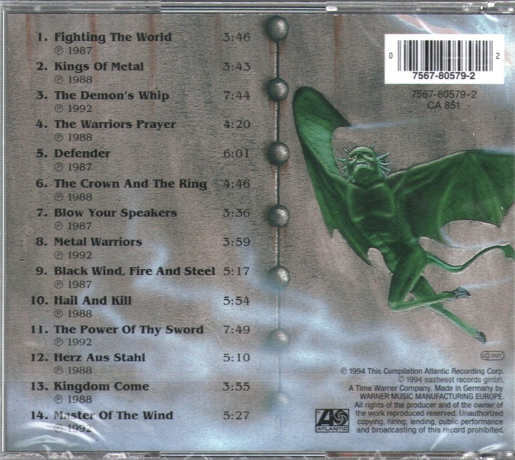 Manowar - Best Of Manowar - The Hell Of Steel - Cd