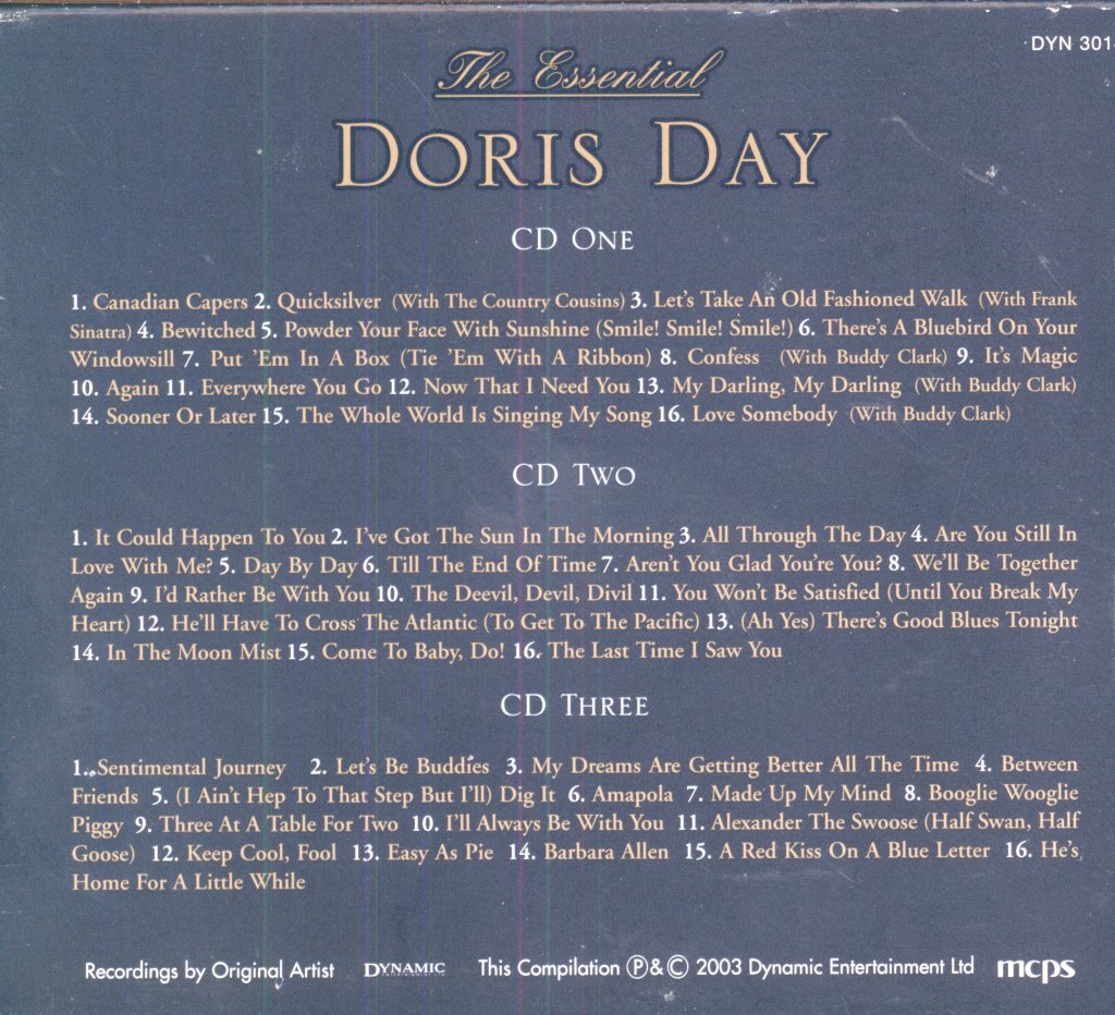 Doris Day - Essential Doris Day - Cd Set