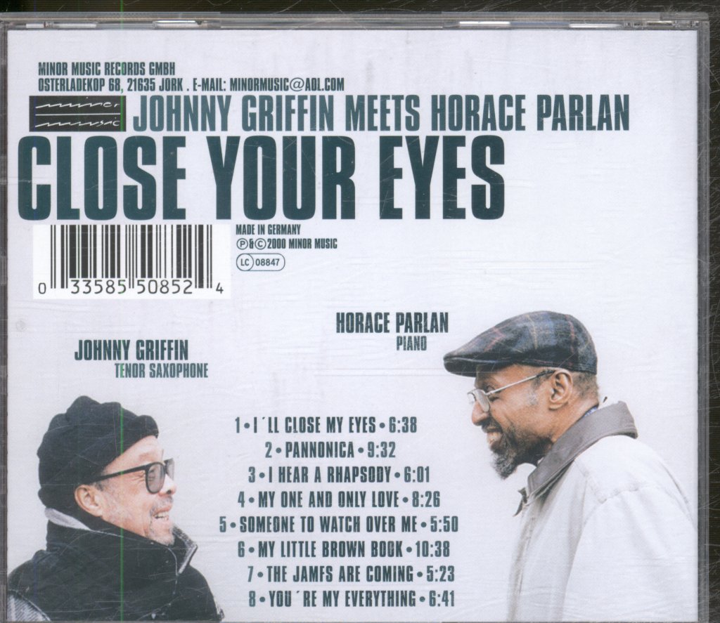 Horace Parlan - Close Your Eyes - Cd