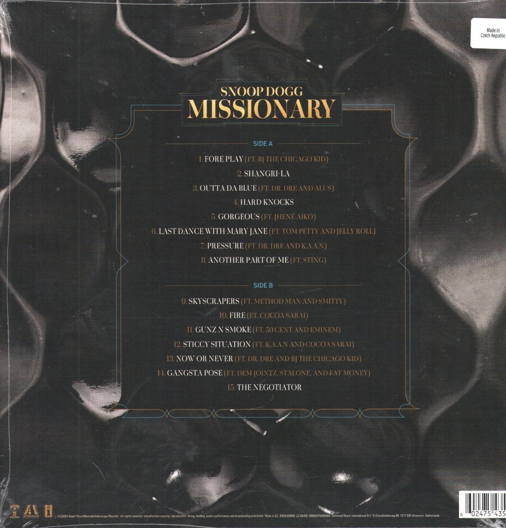 Snoop Dogg - Missionary - Lp