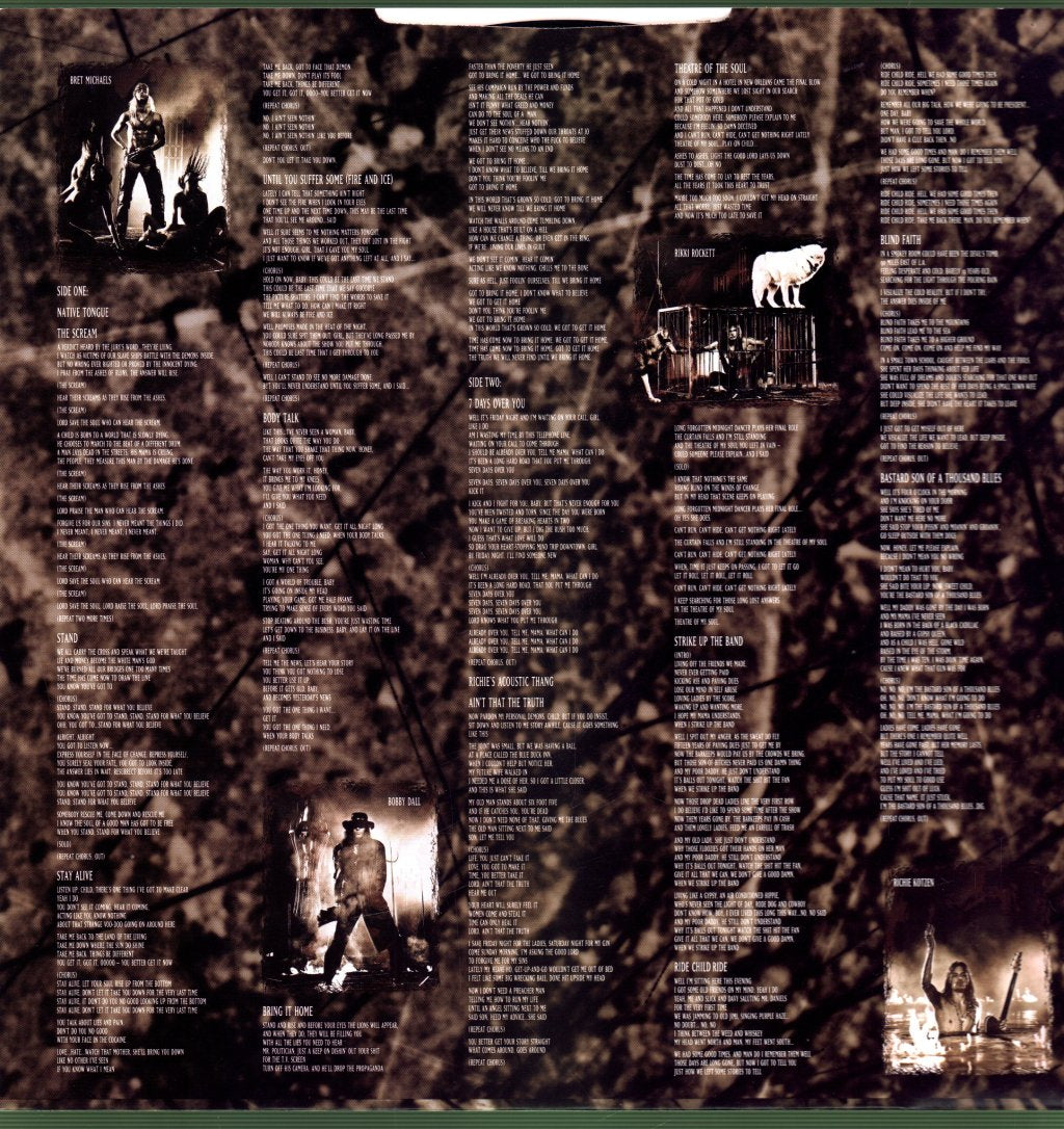 Poison - Native Tongue - Lp