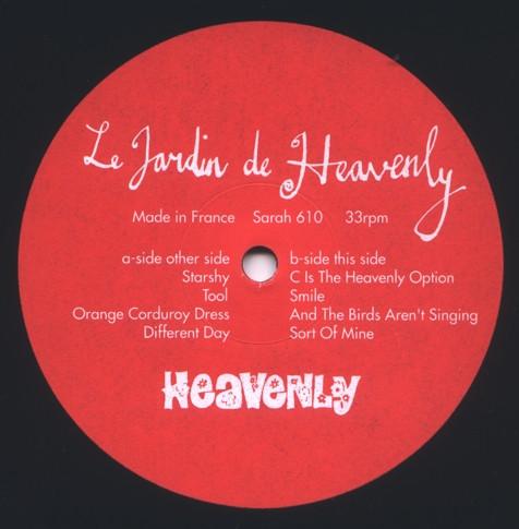 Heavenly - Le Jardin De Heavenly - Lp