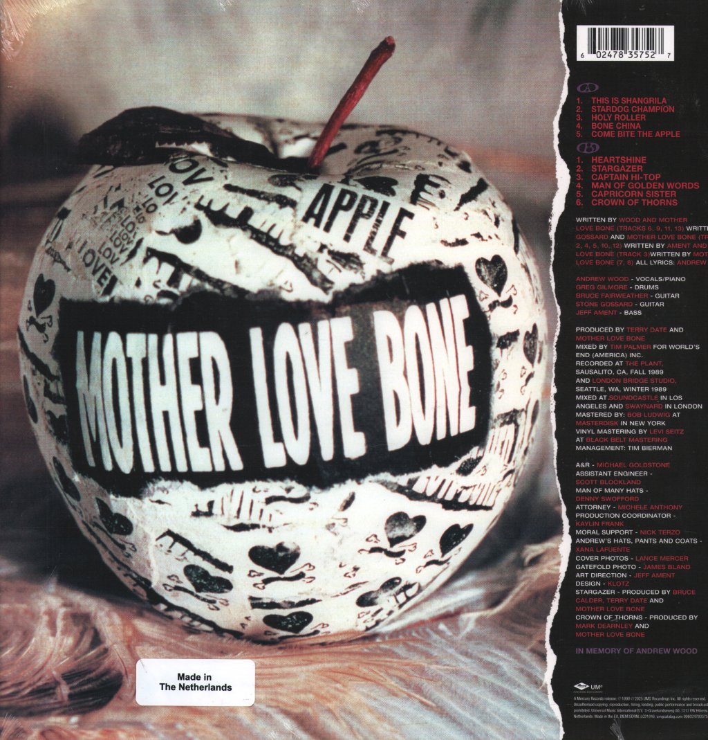 Mother Love Bone - Apple - Lp