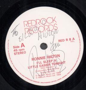 Ronnie Hilton - I'll Sleep A Little Easier Tonight - 7 Inch