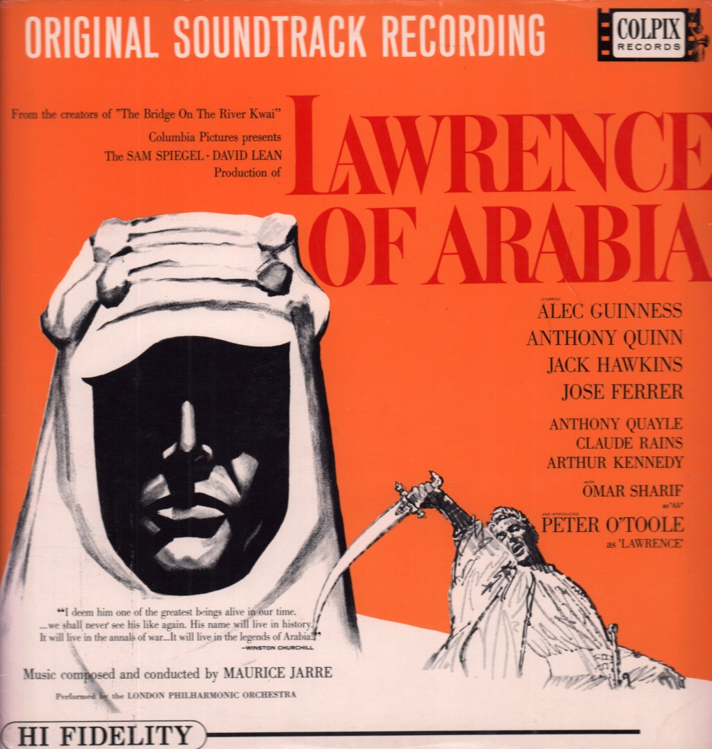 London Philharmonic Orchestra - Lawrence Of Arabia original soundtrack - Lp