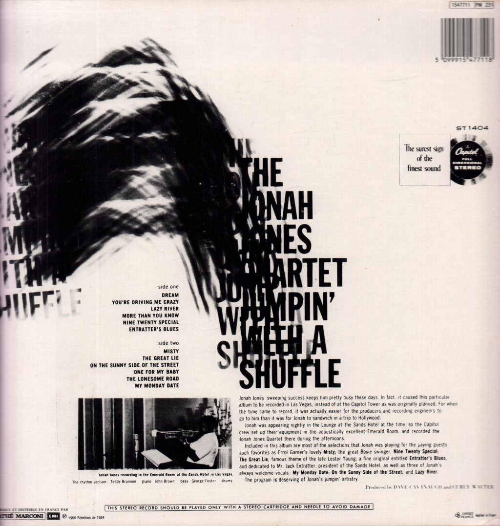Jonah Jones Quartet - Jumpin' With A Shuffle - Lp