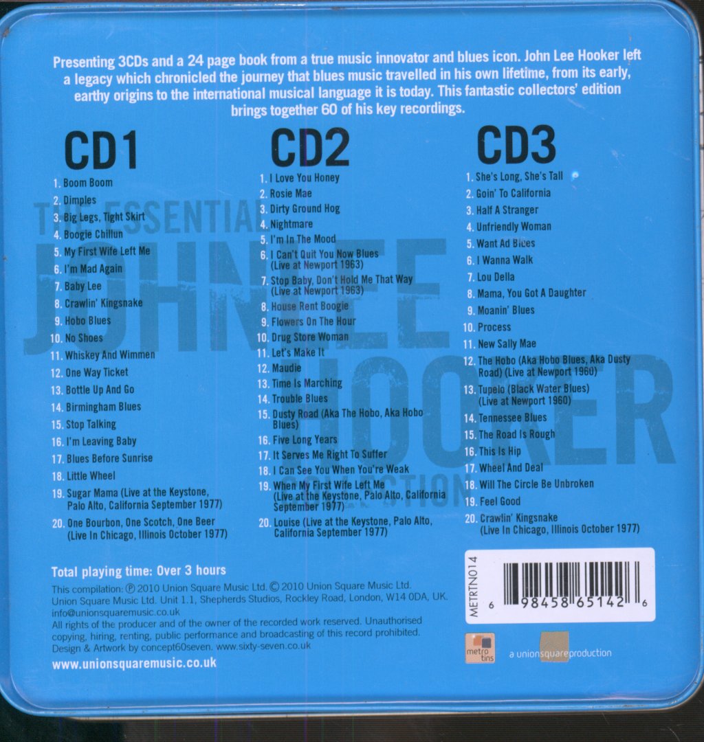 John Lee Hooker - Essential John Lee Hooker Collection - Cd Set