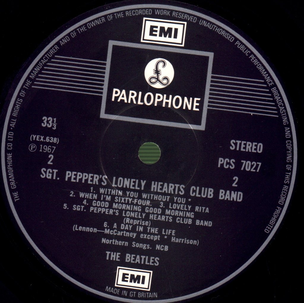 Beatles - Sgt Pepper's Lonely Hearts Club Band - Lp