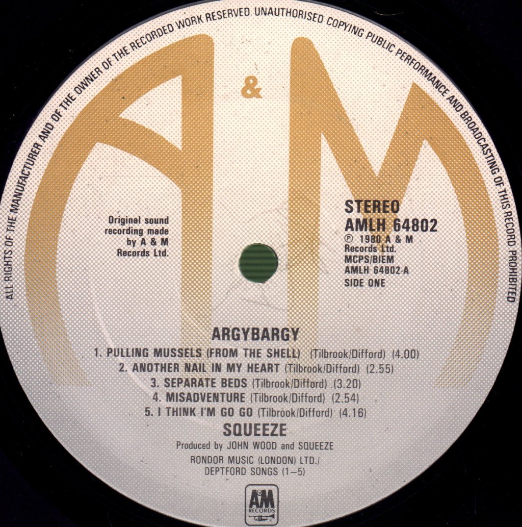 Squeeze - Argybargy - Lp