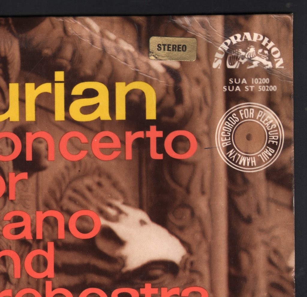 Antonin Jemelik / Czech Philharmonic Orchestra / Alois Klima - Aram Khatchaturian - Concerto For Piano And Orchestra - Lp