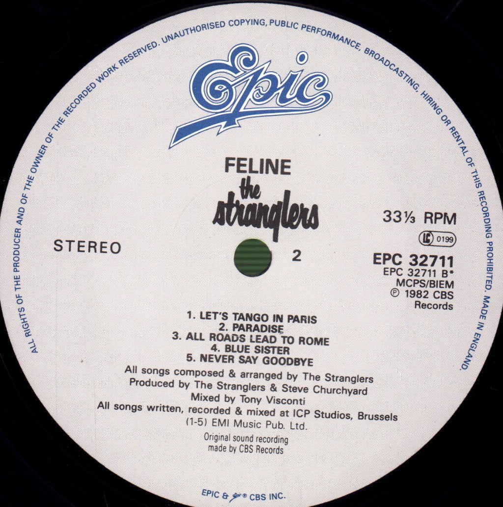 Stranglers - Feline - Lp