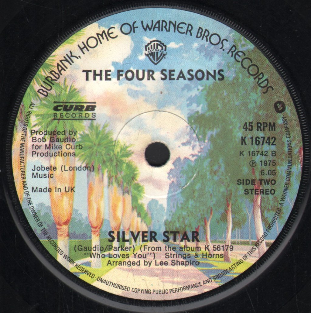 Four Seasons - Silver Star - 7 Inch