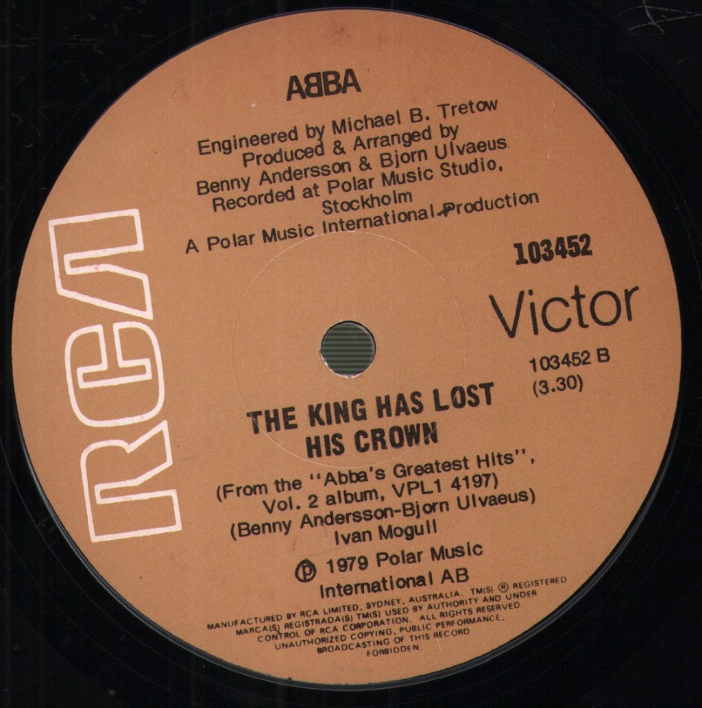 ABBA - Gimme! Gimme! Gimme! (A Man After Midnight) - 7 Inch