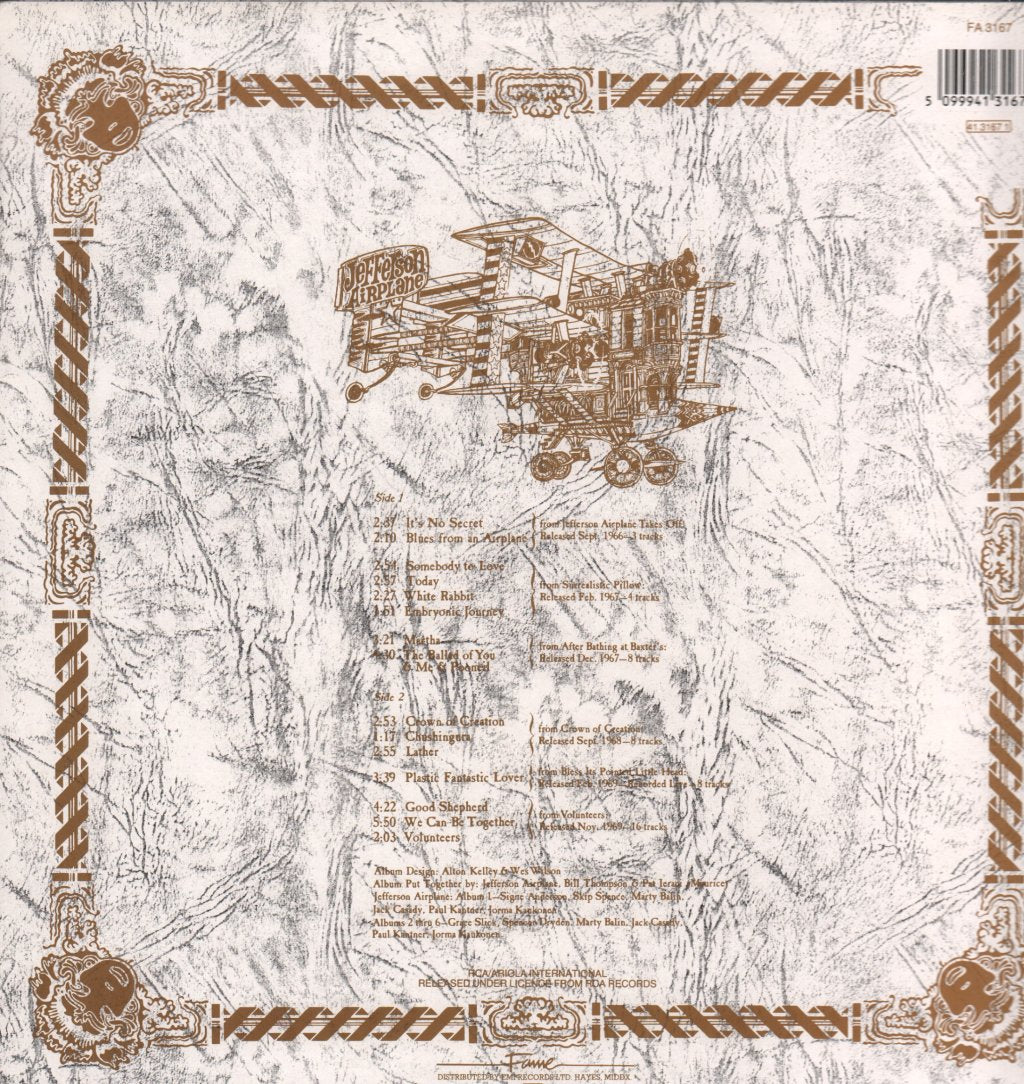 Jefferson Airplane - Worst Of - Lp