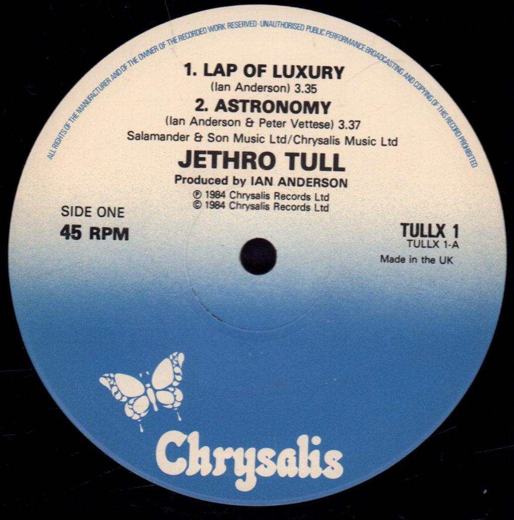 Jethro Tull - Lap Of Luxury - 12 Inch