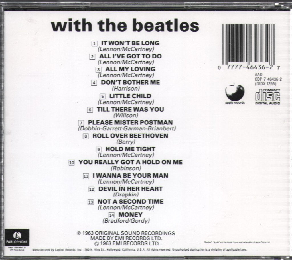 Beatles - With The - Cd