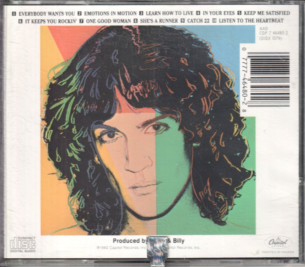 Billy Squier - Emotions In Motion - Cd