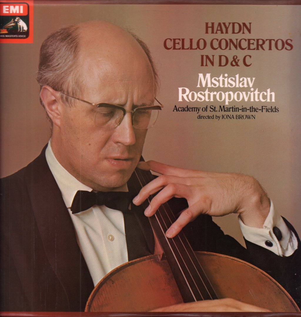 Mstislav Rostropovitch - Haydn Cello Concerto In D & C - Lp