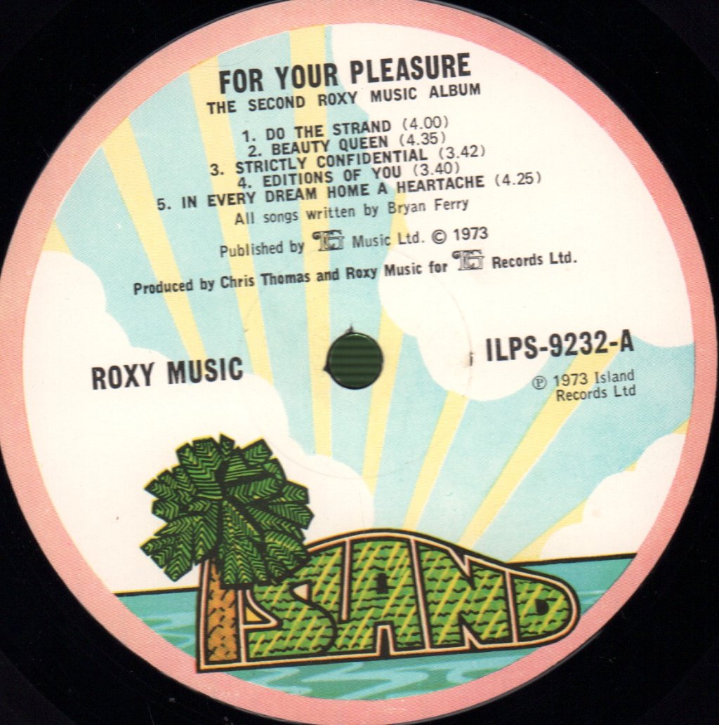 Roxy Music - For Your Pleasure - Lp