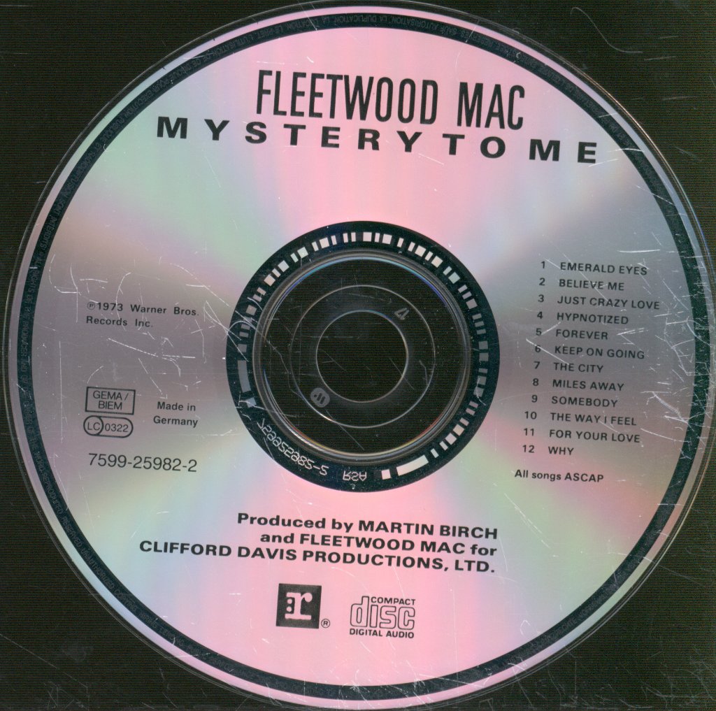 Fleetwood Mac - Mystery To Me - Cd