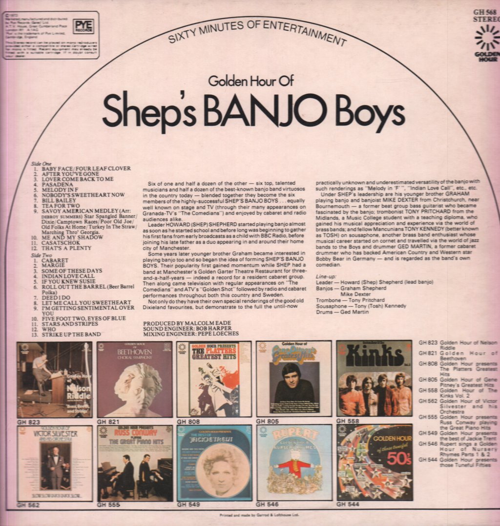 Shep's Banjo Boys - Golden Hour Of - Lp