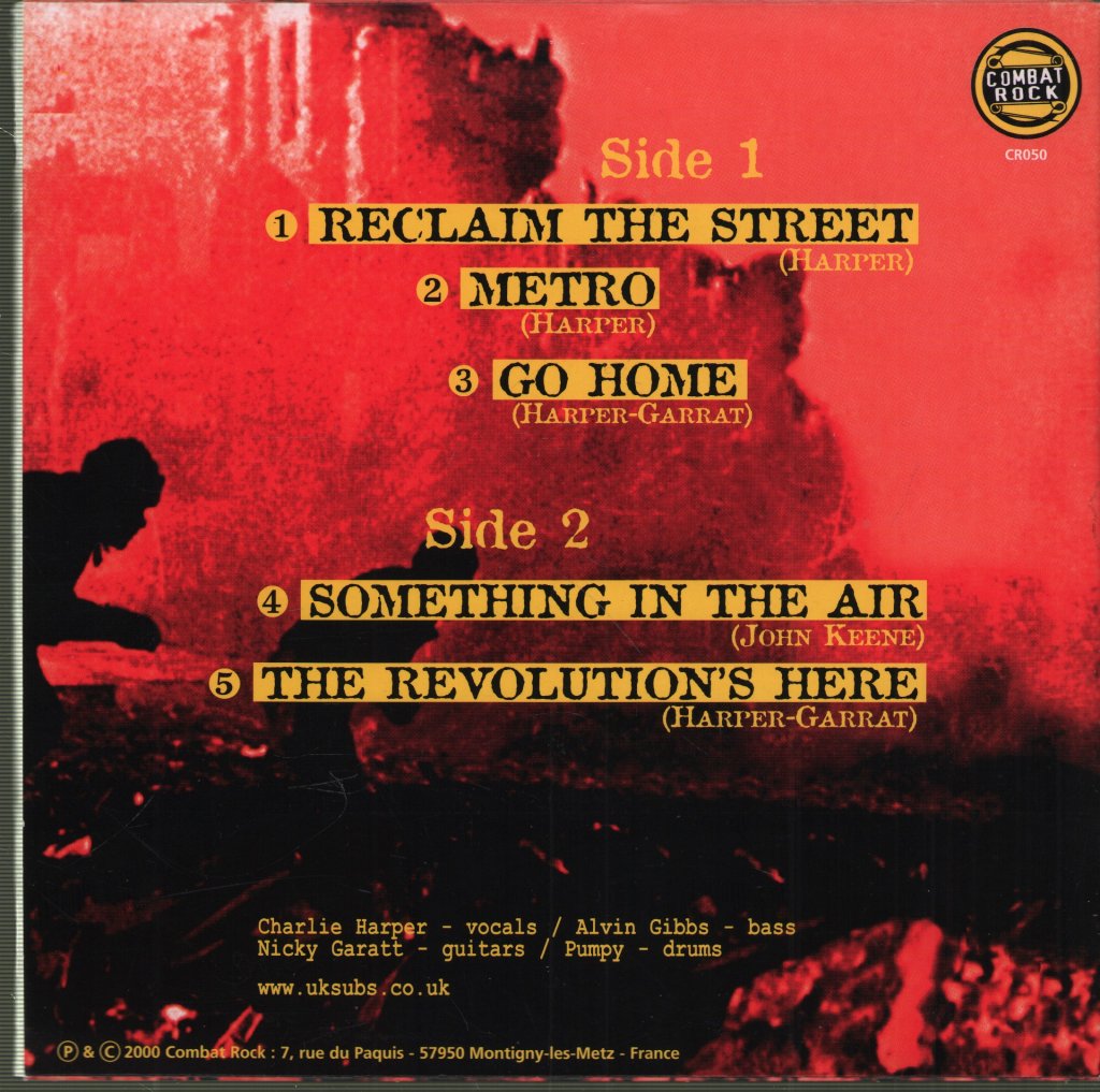 UK Subs - Revolution's Here - 7 Inch