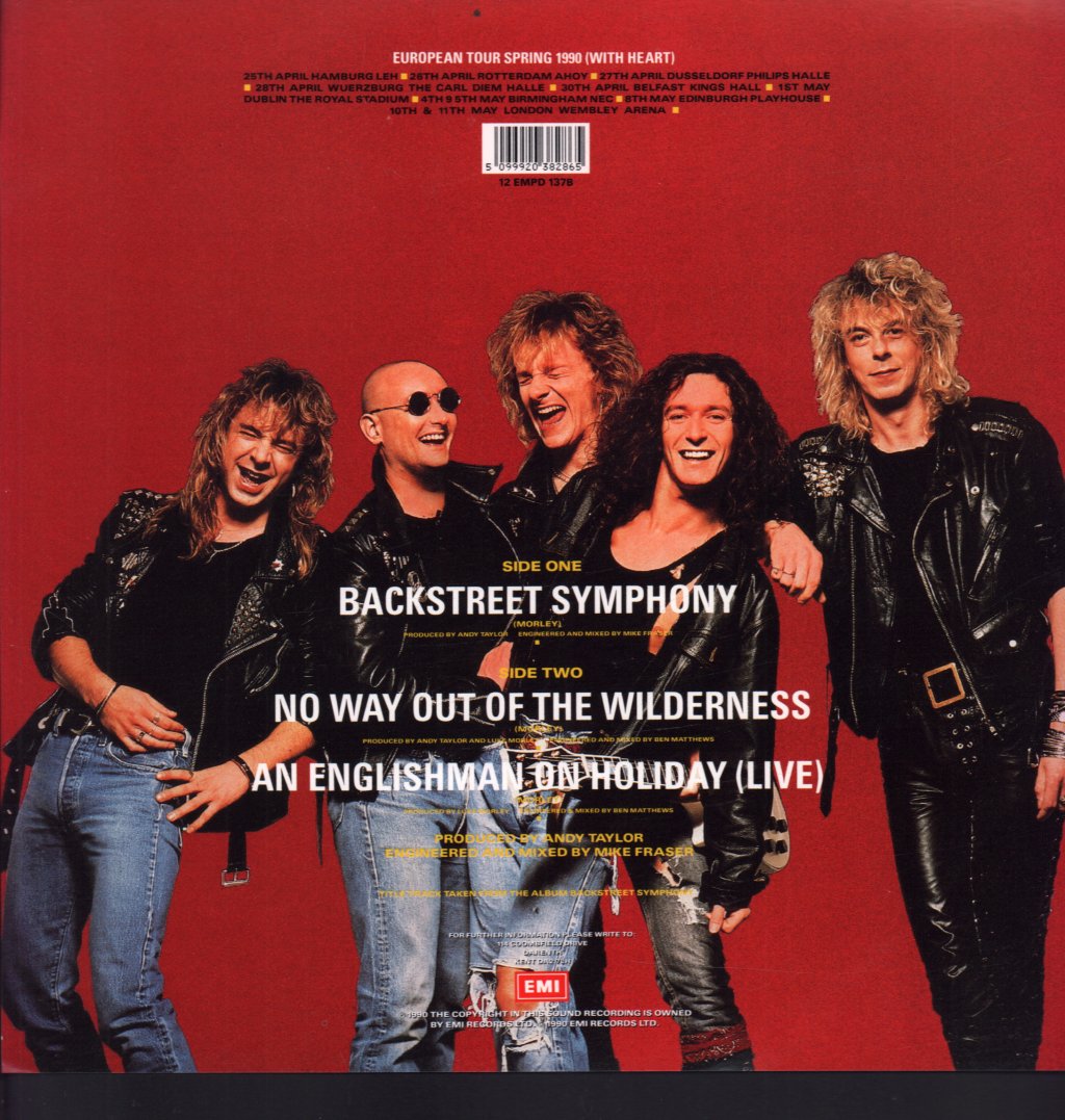 Thunder - Back Street Symphony - 12 Inch