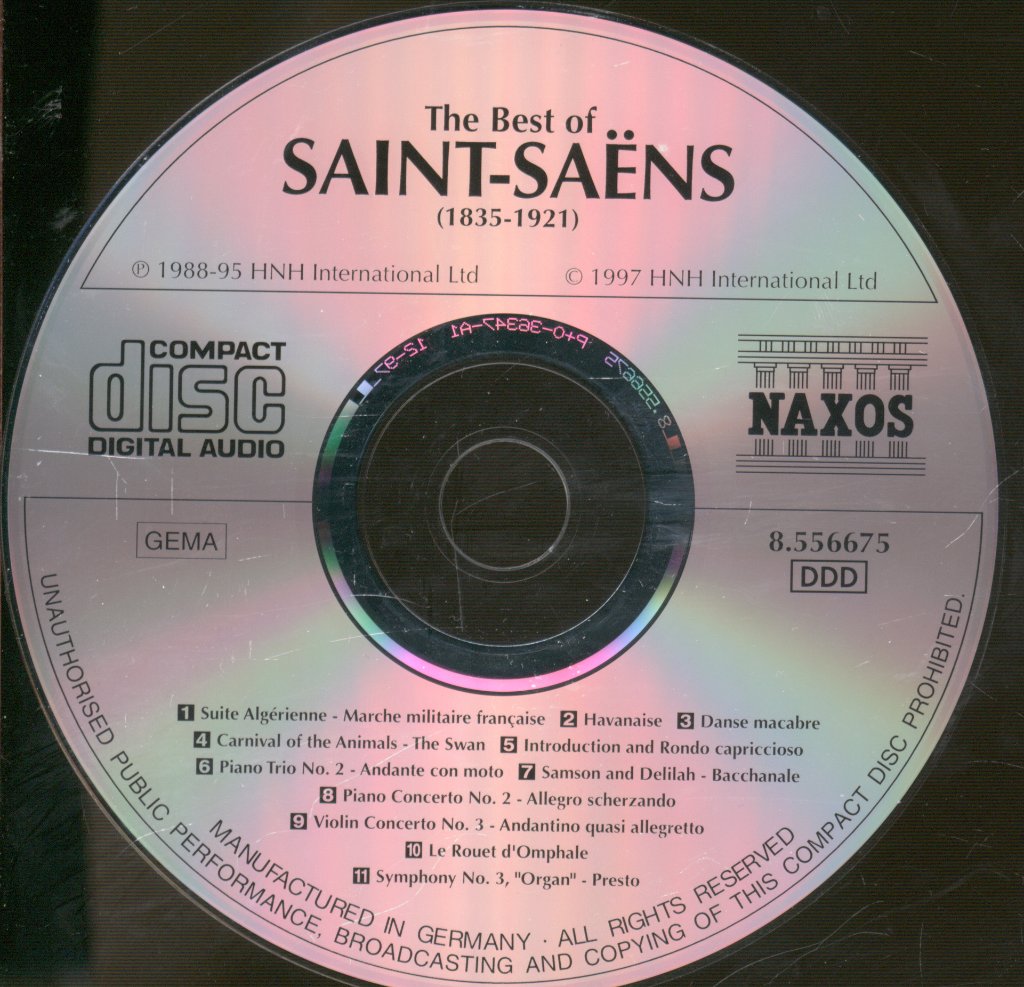 Csr Symphony Orchestra - Best Of Saint-Saëns - Cd