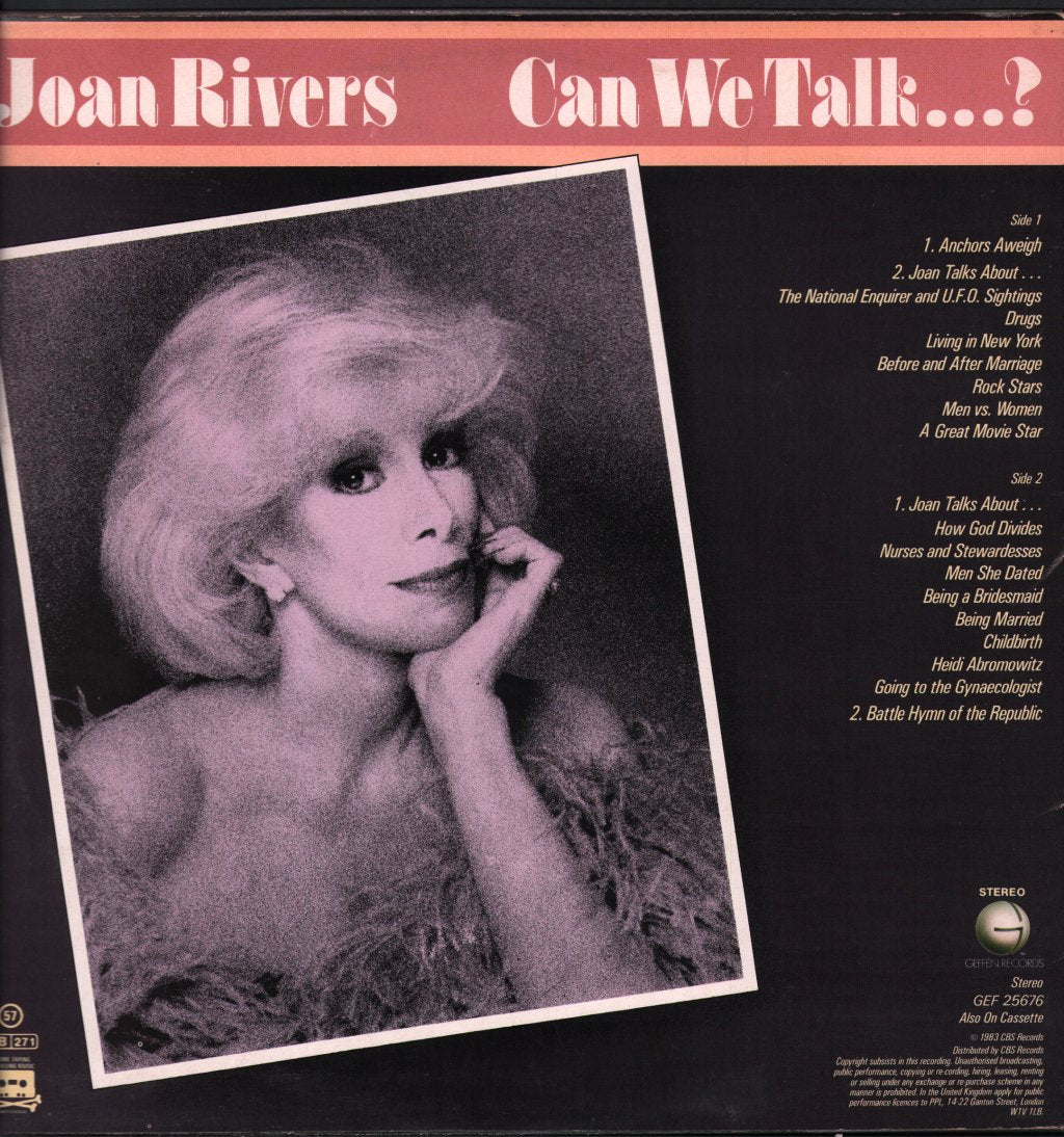 Joan Rivers - Can We Talk - Lp