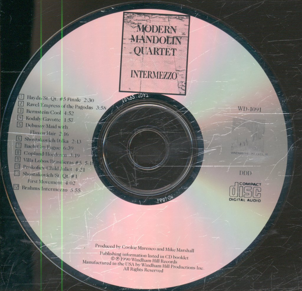 Modern Mandolin Quartet - Intermezzo - Cd