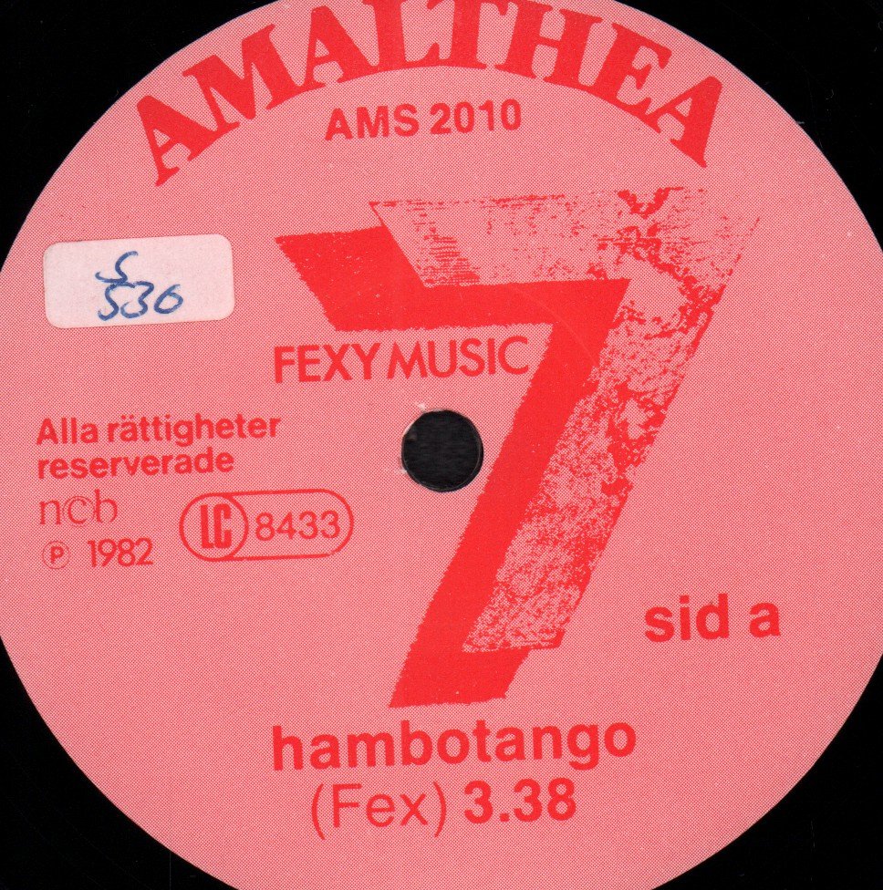 Fexy Music - hambotango / mitt i natten - 7 Inch