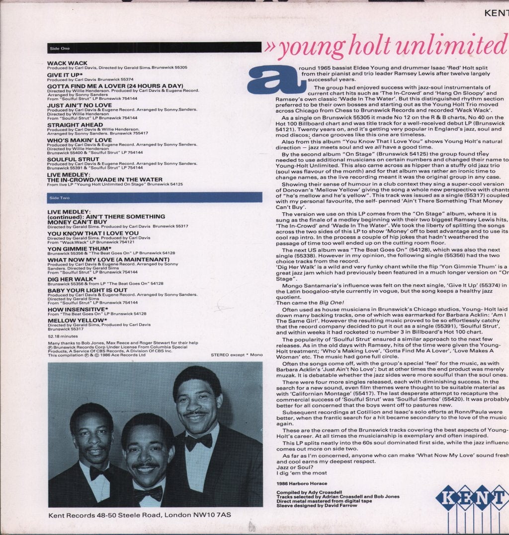 Young Holt Unlimited - Wack Wack - Lp