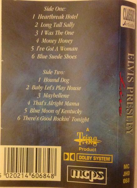 Elvis Presley - Live - Cassette