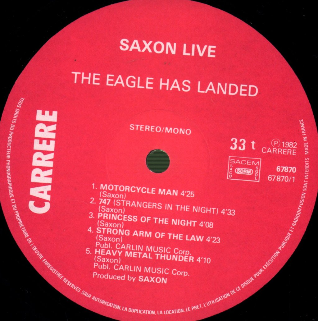 Saxon - Eagle Has Landed - Lp