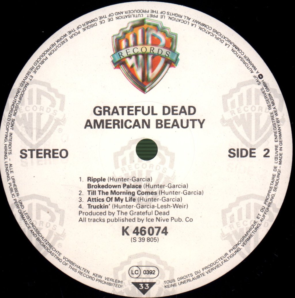 Grateful Dead - American Beauty - Lp