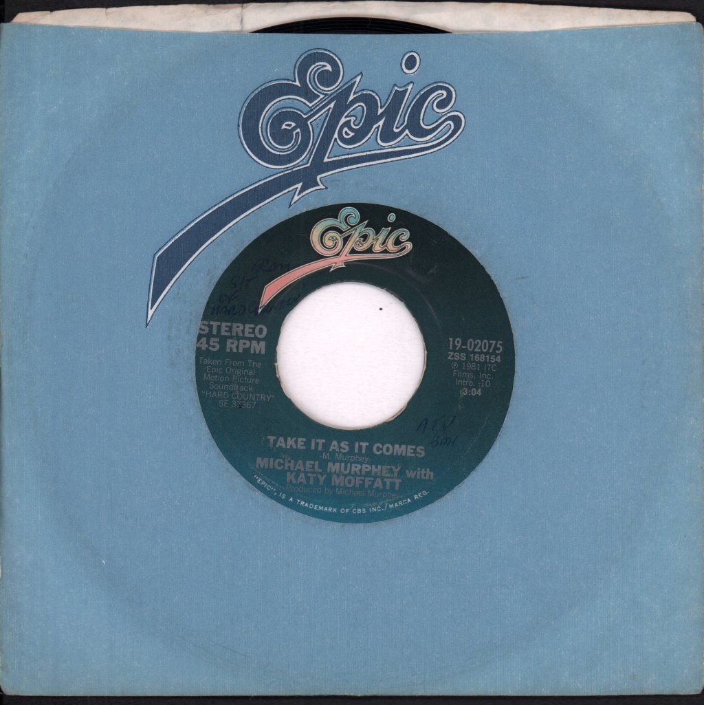 Michael Martin Murphey WITH Katy Moffatt - Hard Country - 7 Inch