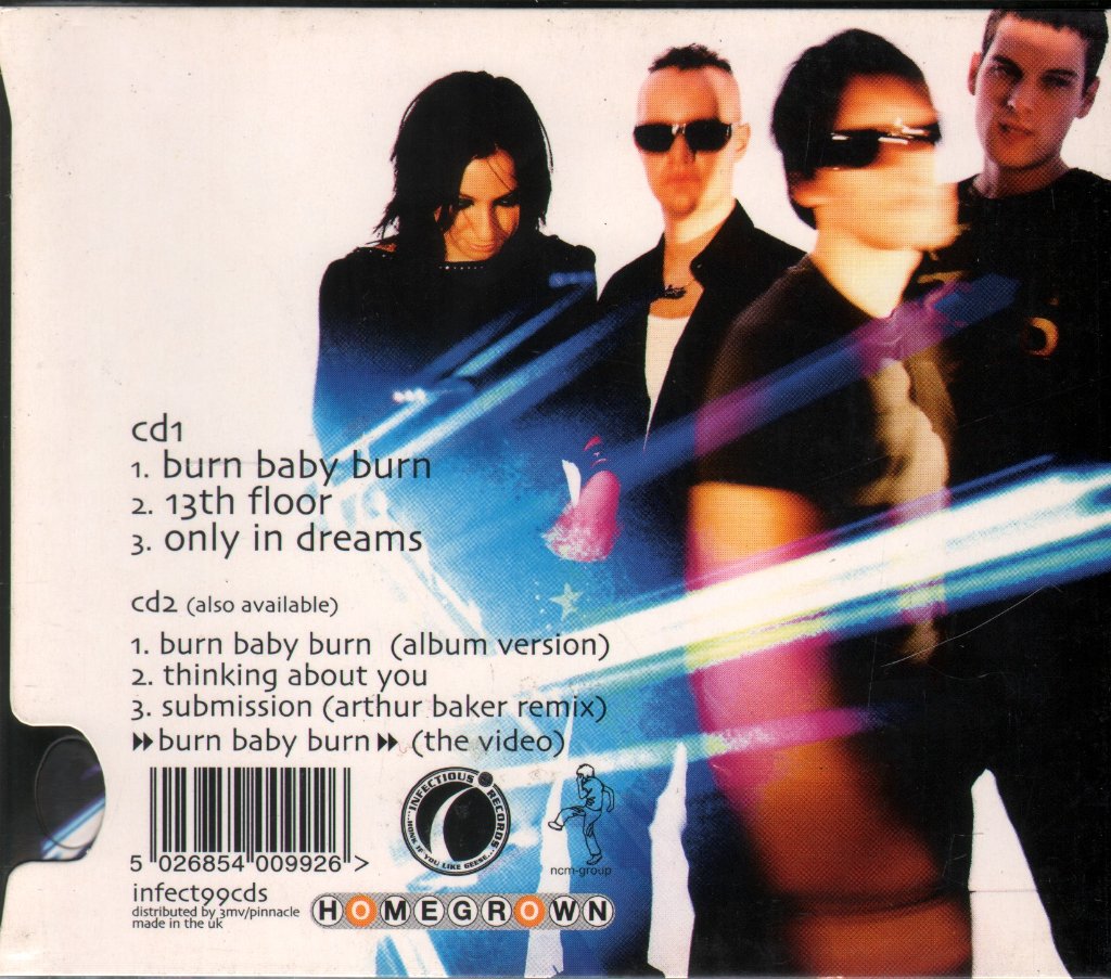 Ash (Irish Group) - Burn Baby Burn - Cd