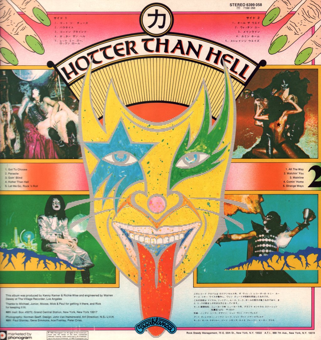 Kiss - Hotter Than Hell - Lp