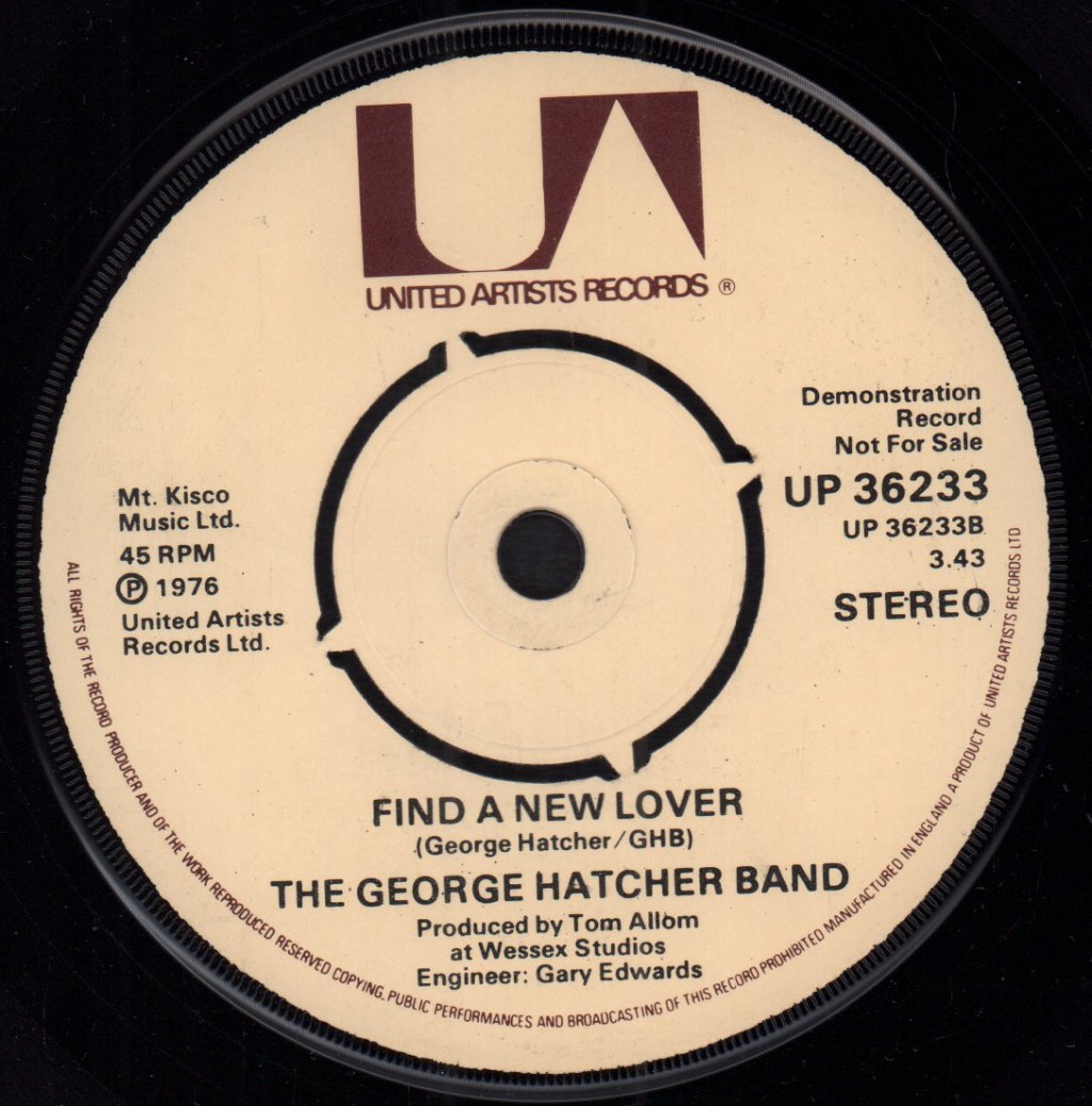 George Hatcher Band - Black Moon Rising - 7 Inch