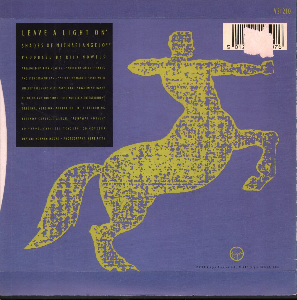 Belinda Carlisle - Leave A Light On - 7 Inch