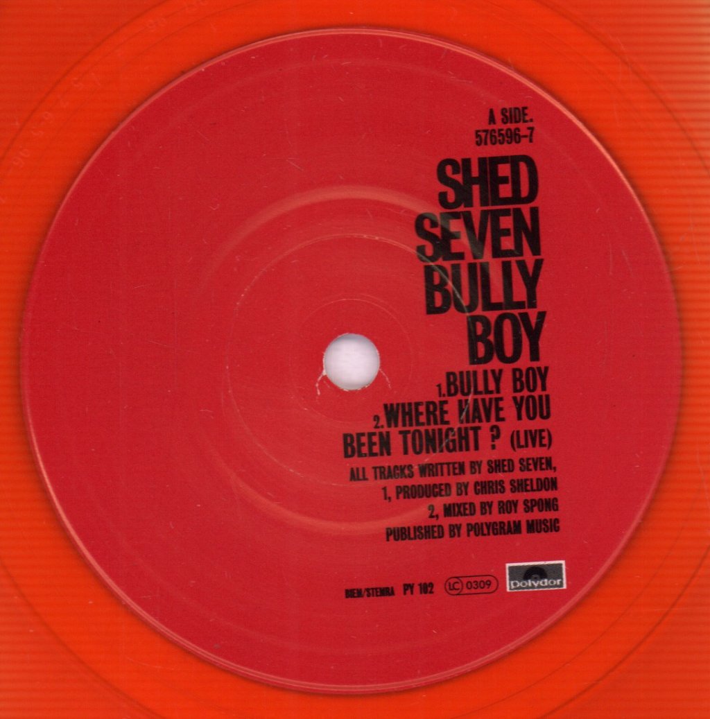 Shed Seven - Bully Boy - 7 Inch