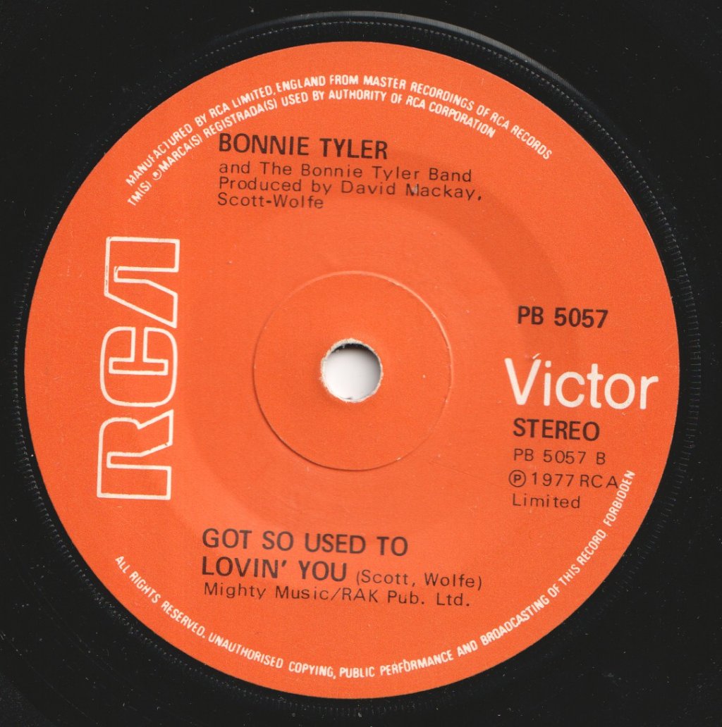 Bonnie Tyler - It's A Heartache - 7 Inch