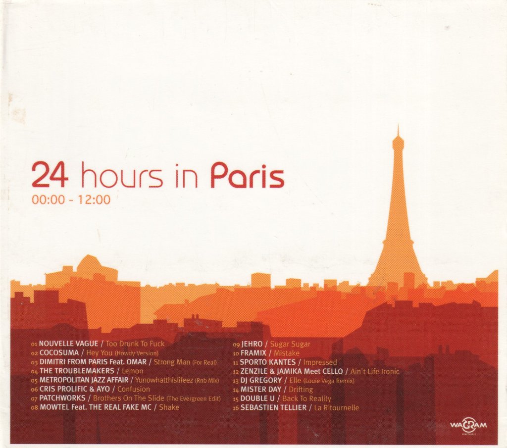 Various Artists - 24 Hours In Paris - Double Cd