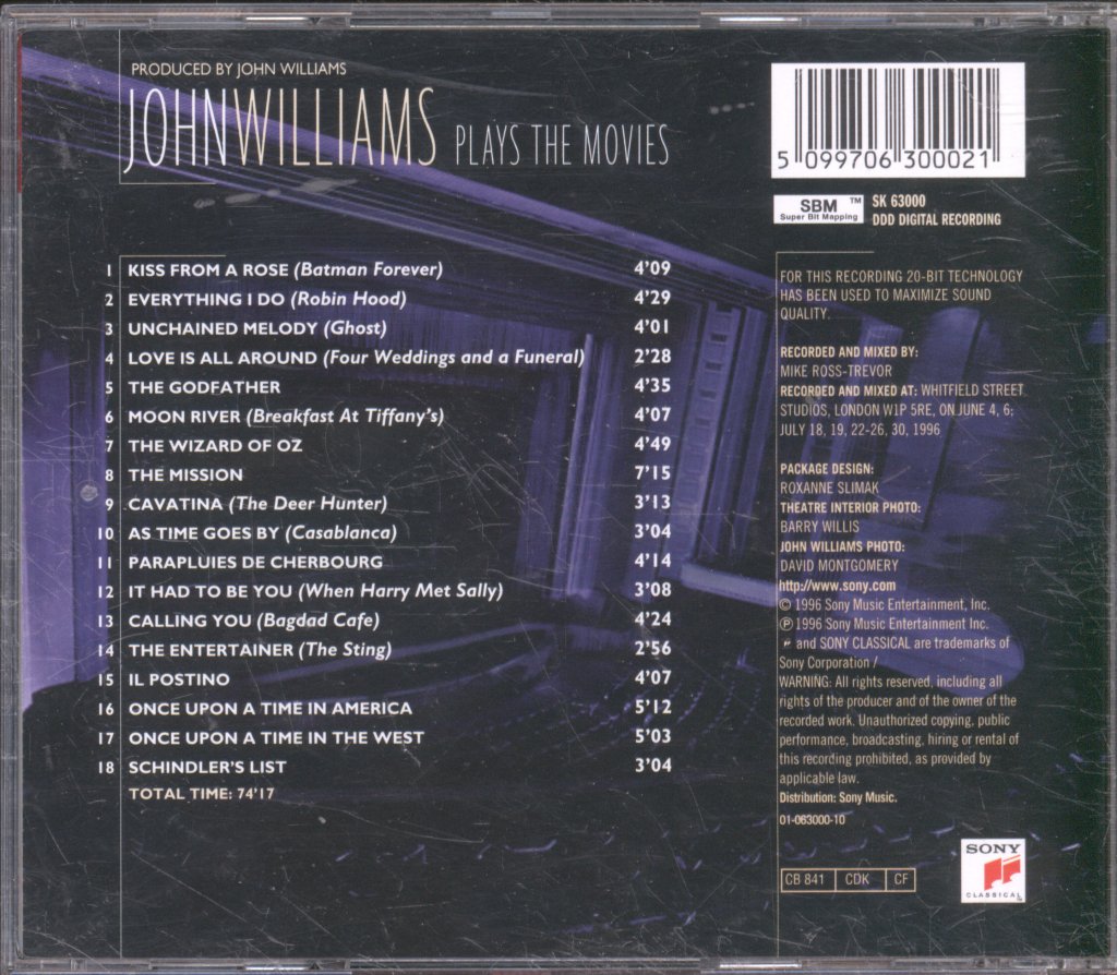 John Williams (Guitarist) - Plays The Movies - Cd