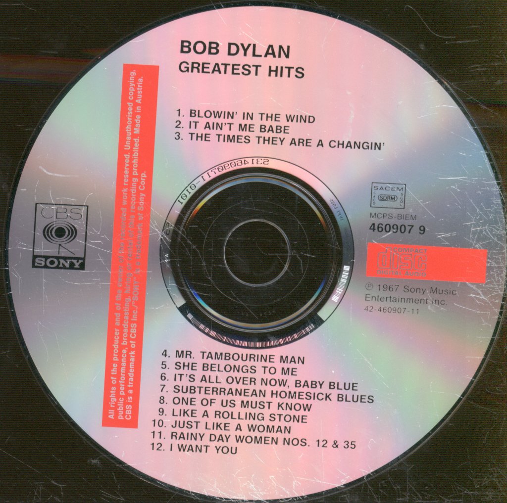 Bob Dylan - Bob Dylan's Greatest Hits - Cd