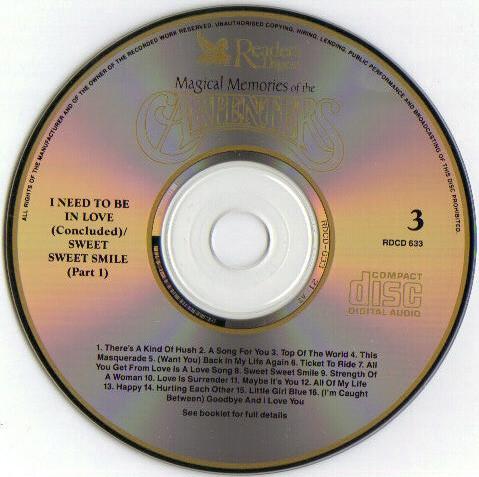 Carpenters - Magical Memories Of The Carpenters - Cd Set