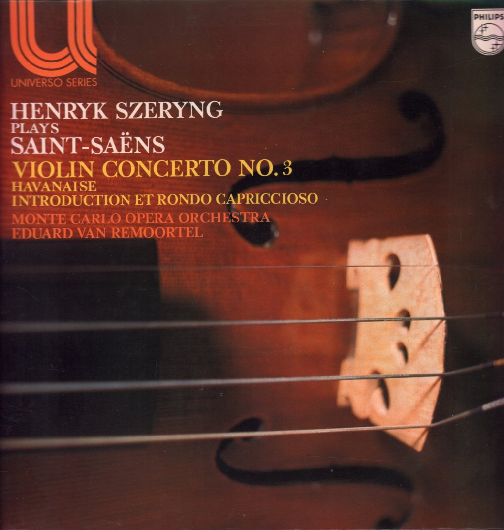 monte carlo opera orchestra - Szeryng Violin Concerto No. 3 - Lp