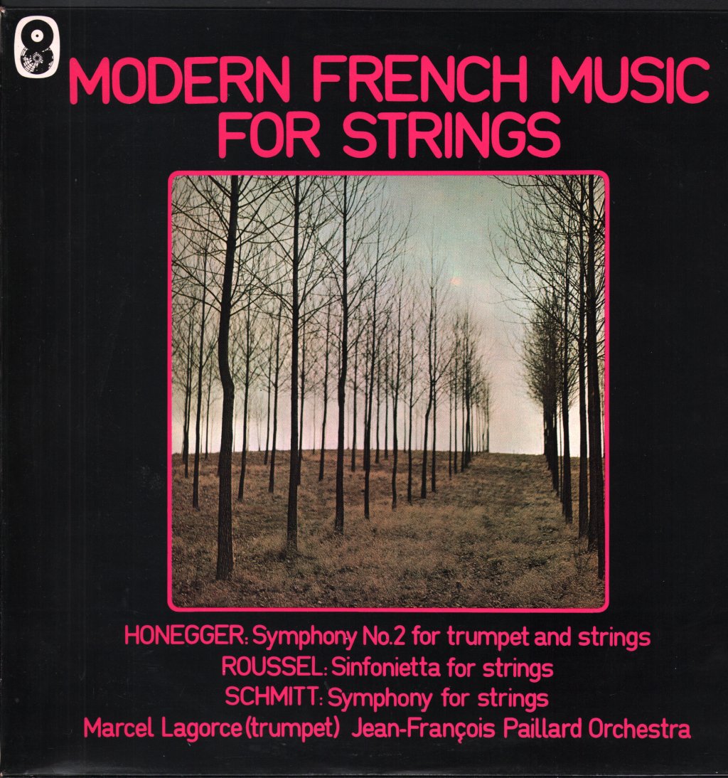 Marcel Lagorce / Jean-Francois Paillard Orchestra - Modern French Music For Strings - Lp