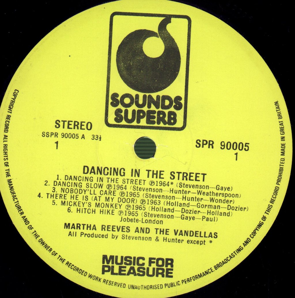 Martha Reeves And The Vandellas - Dancing In The Street - Lp